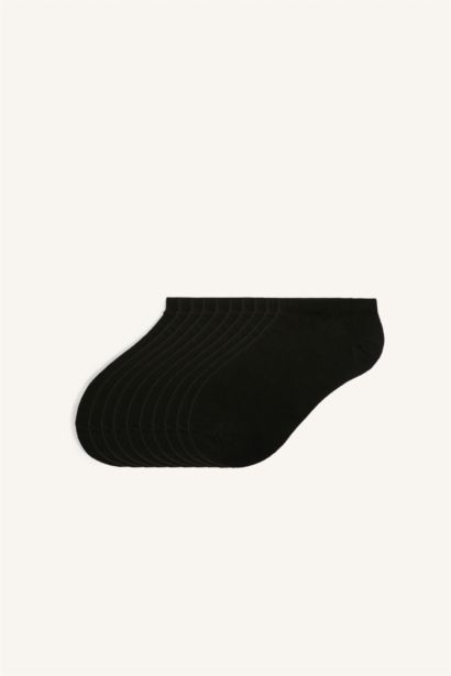 Man 10 Piece Cotton Sneaker Socks