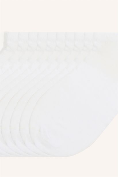 Pamuklu 10'Lu Sneaker Çorap