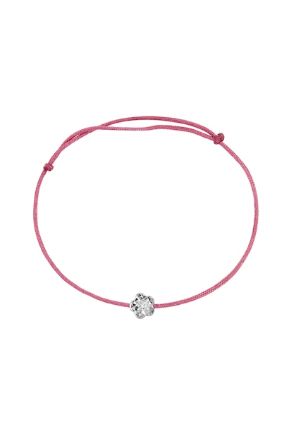 0,03 Karat Pembe İpli Pırlanta Bileklik