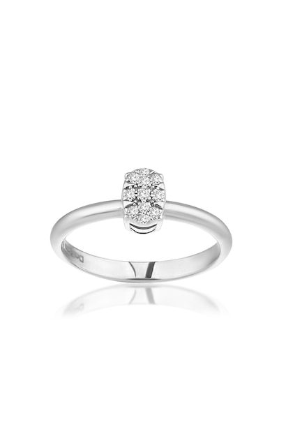 0,06 Karat Oval Pırlanta Yüzük