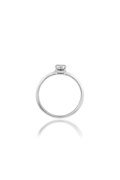 0,06 Karat Oval Pırlanta Yüzük