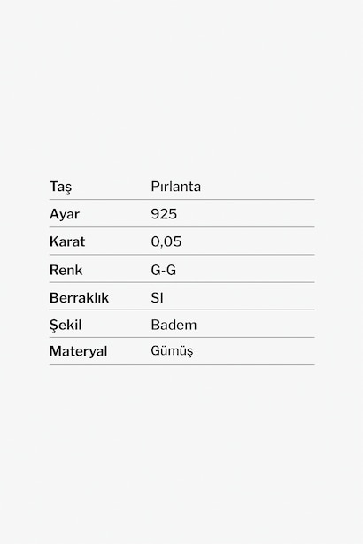 0,05 Karat Badem Pırlanta Bileklik
