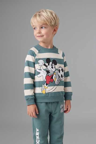 Man 2 piece Regular Fit Crew Neck Mickey & Minnie Licensed Set