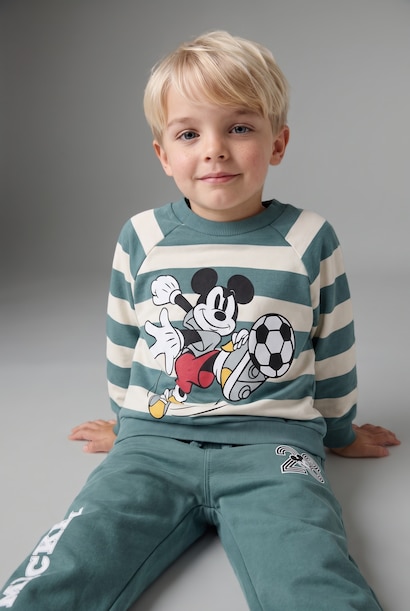 Man 2 piece Regular Fit Crew Neck Mickey & Minnie Licensed Set