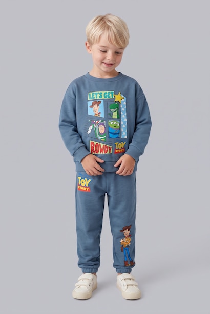 2'li Takım Toy Story Baskılı Erkek Bebek