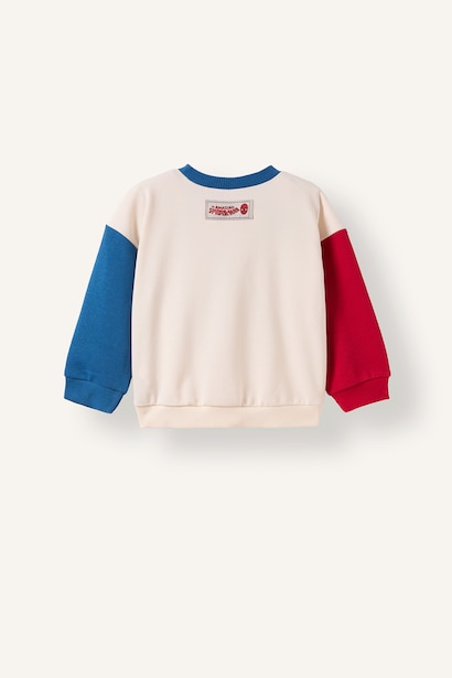 Marvel Spider-Man Baskılı Oversize Sweatshirt Erkek Bebek