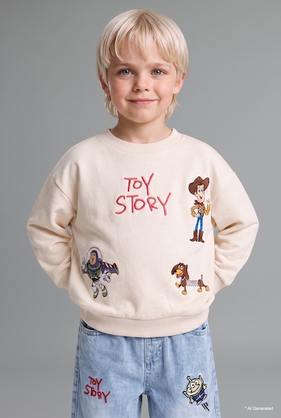 Baby Boy Toy Story Oversize Basic Sweatshirt