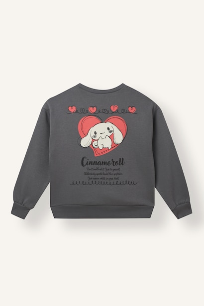 Cinnamoroll Relaxed Fit Sweatshirt Kız Çocuk