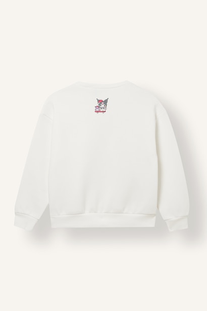 Kuromı Relax Fıt Kalın Sweatshirt Kız Çocuk