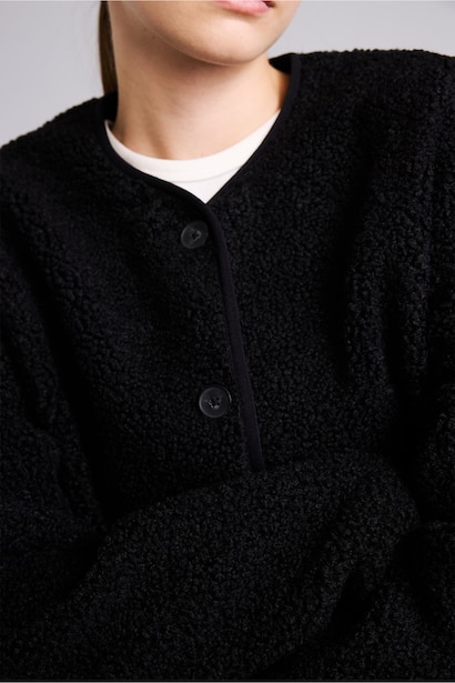 Regular Fit Plush Cardigan