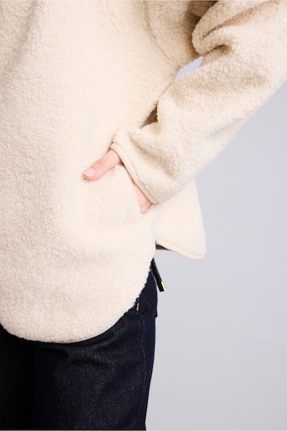 Regular Fit Plush Cardigan