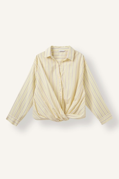 Regular Fit Linen Blended Long Sleeve Shirt