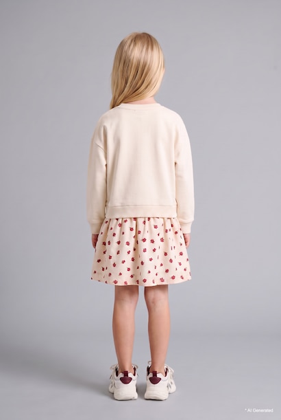 Baby Girl Long Sleeve Floral Dress