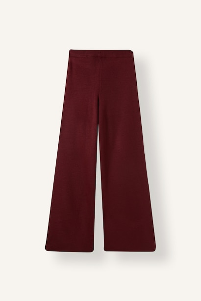 Lastikli Wide Leg Pantolon Kız Çocuk