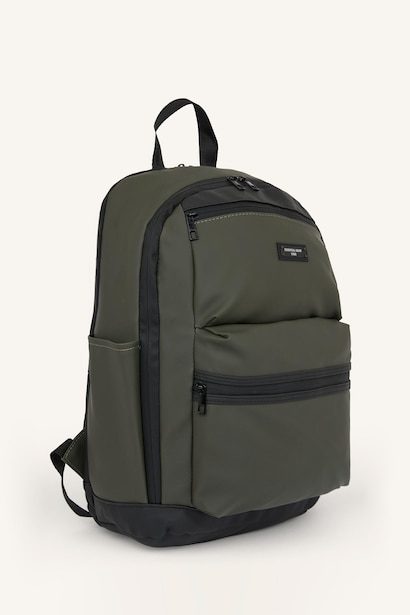 Faux Leather Backpack