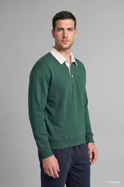 Relax Fit Thin Sweatshirt Fabric Sweatshirt