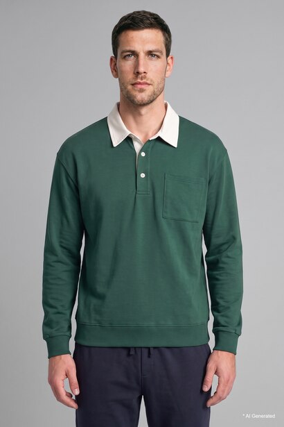 Relax Fit Thin Sweatshirt Fabric Sweatshirt