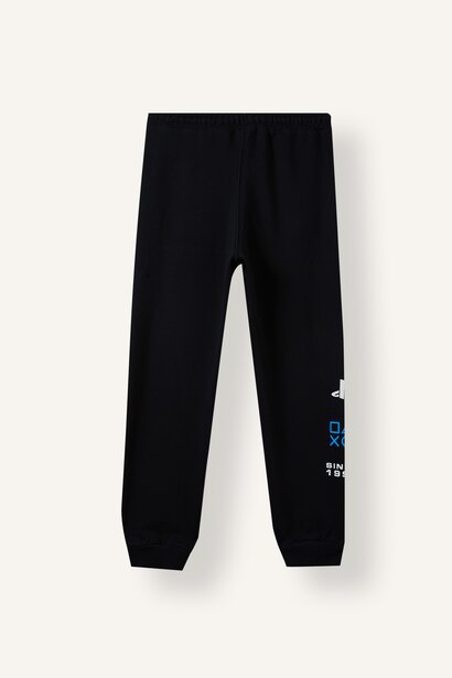 PlayStatıon Regular Fıt Kalın Sweatshirt Kumaşı Pantolon Erkek Çocuk