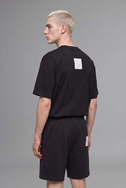 Loose Fit Düşük Omuzlu Basic Tişört