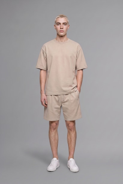 Loose Fit Off-Shoulder Crew Neck T-Shirt