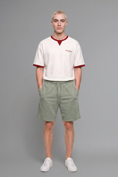 100% Cotton Boxy Fit Crew Neck Red T-Shirt
