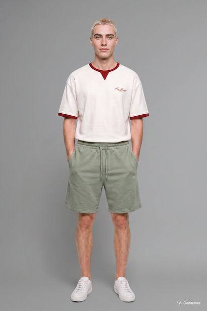 100% Cotton Boxy Fit Red Short Sleeve Crew Neck T-Shirt