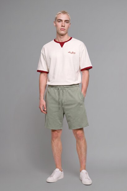 100% Cotton Boxy Fit Crew Neck Red T-Shirt