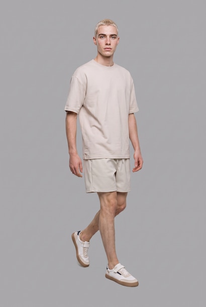 Lastikli Baggy Fit Şort