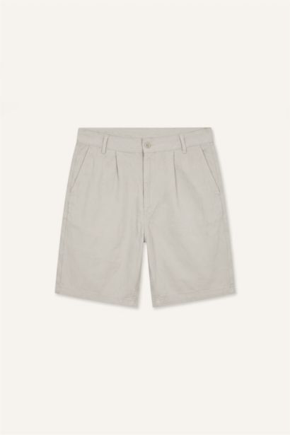 %100 Pamuk Relaxed Fit Bermuda Şort