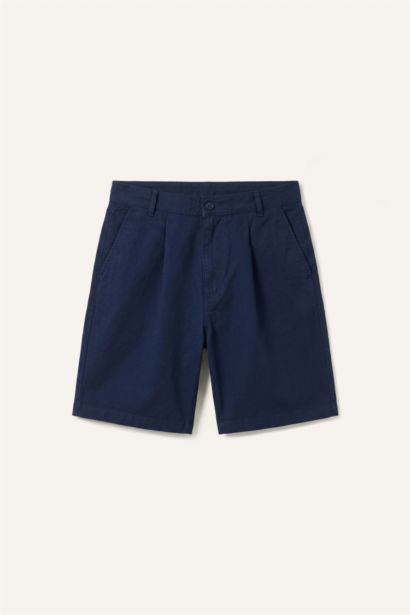 %100 Pamuk Relaxed Fit Bermuda Şort