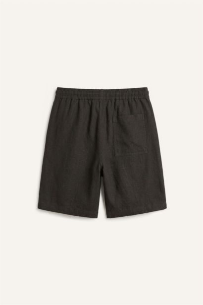 %100 Pamuk Relaxed Fit Bermuda Şort