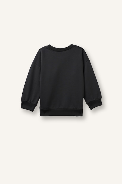 Oversize Fit Animal Print Sweatshirt