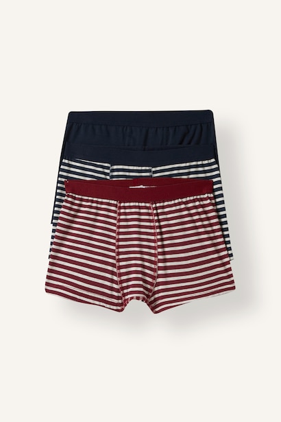 Çizgili Penye 3'lü Boxer Erkek Çocuk