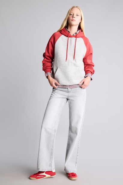 Oversize Fit Thick Sweatshirt Fabric Sweatshirt