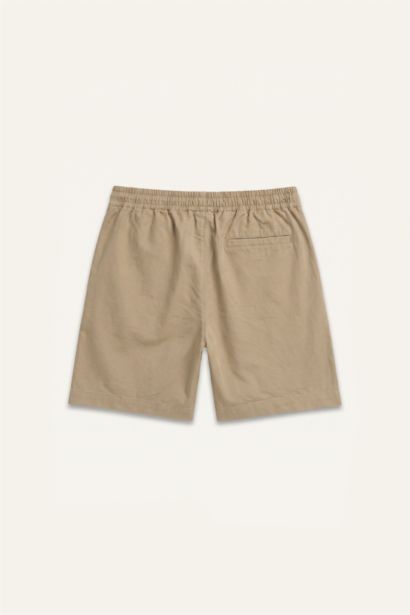 %100 Pamuk Relaxed Fit Bermuda Şort