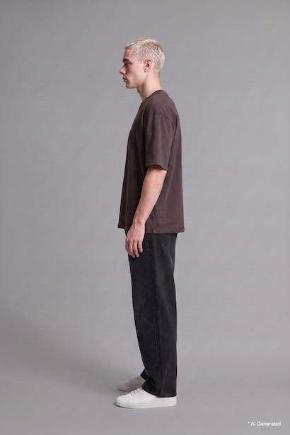 Super Baggy Fit 100% Cotton Black Trousers