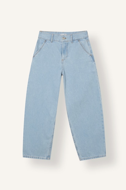 Jean extra-confortable fluide pour fille Coupe baggy