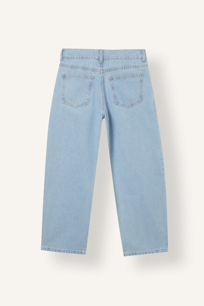 Jean extra-confortable fluide pour fille Coupe baggy