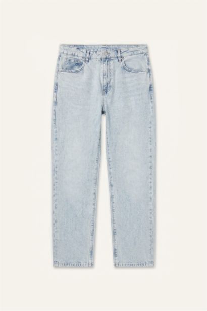 100% Cotton Straight Fit Trousers