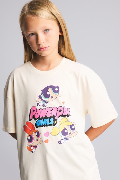 Girl PowerPuff Girls Regular Fit T-Shirt