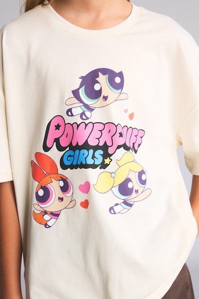 Girl PowerPuff Girls Regular Fit T-Shirt