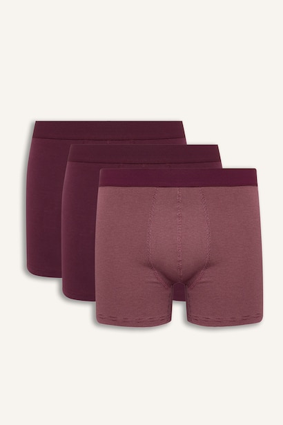 Regular Fit Çizgili 3'lü Boxer