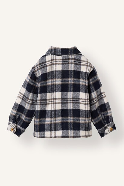 Oversize Fit Flanel Plaid Long Sleeve Shirt