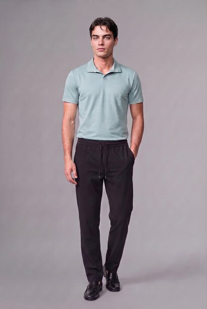 Regular Fit Resort Yaka Basic Polo Tişört