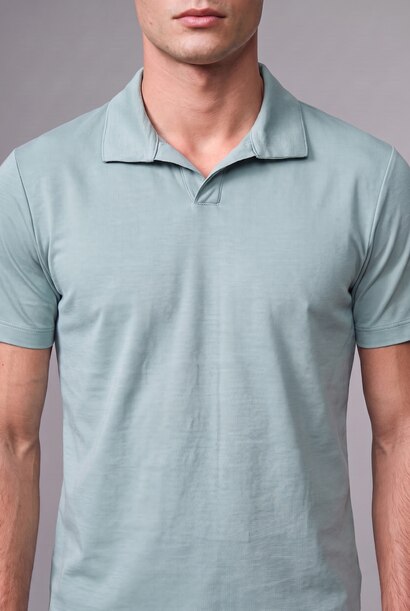 Regular Fit Resort Yaka Basic Polo Tişört