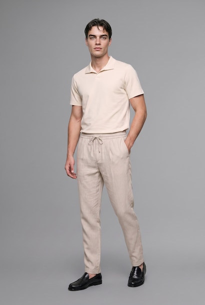 Resort Neck Regular Fit Short Sleeve Polo T-Shirt