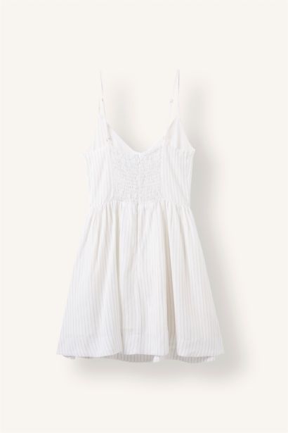 Poplin Midi Dress