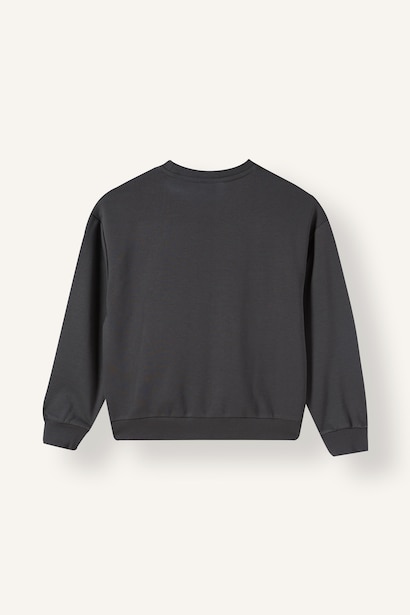 Relax Fit Baskılı Sweatshirt Kız Çocuk