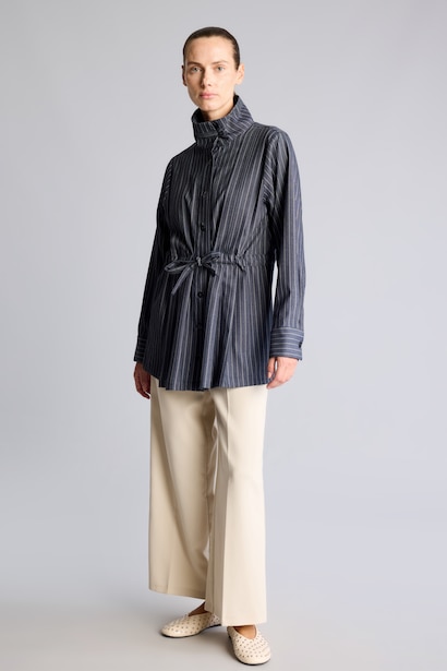 Regular Fit Denim Look Long Sleeve Tunic