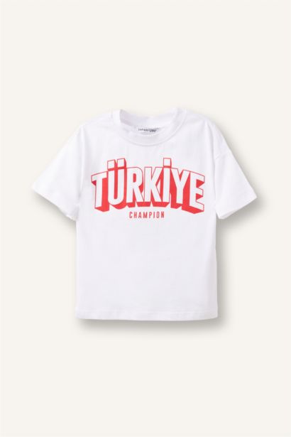 Regular Fit Printed Short Sleeve T-Shirt